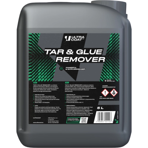 ULTRACOAT TAR & GLUE REMOVER 5L środek do usuwania smoły asfaltu i kleju
